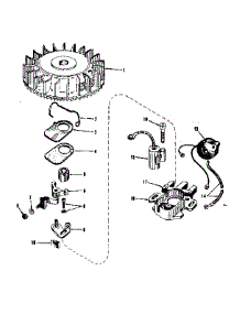 Magneto (Phelon F-3220-G) parts for Craftsman Lawn & Garden Engine 14311301 from AppliancePartsPros.com