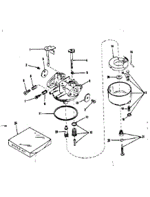 Carburetor No.29168 (Lmg-132) parts for Craftsman Lawn & Garden Engine 14311301 from AppliancePartsPros.com
