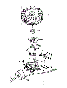 Magneto. (Tecumseh-Syncro) parts for Craftsman Lawn & Garden Engine 14311302 from AppliancePartsPros.com