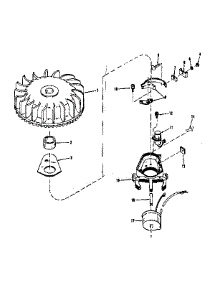 Magneto (Wico Fw-2617) parts for Craftsman Lawn & Garden Engine 14311350 from AppliancePartsPros.com