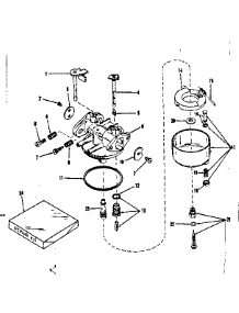Carburetor No. 29168 (Lmg-132) parts for Craftsman Lawn & Garden Engine 14311350 from AppliancePartsPros.com