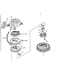 Starter No. 29224 parts for Craftsman Lawn & Garden Engine 14311350 from AppliancePartsPros.com