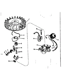 Magneto No. 610665 parts for Craftsman Lawn & Garden Engine 143122042 from AppliancePartsPros.com