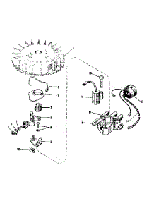Magneto No. 610665 parts for Craftsman Lawn & Garden Engine 143122052 from AppliancePartsPros.com