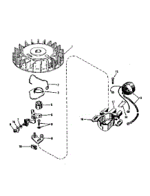 Magneto No. 610666 parts for Craftsman Lawn & Garden Engine 143122081 from AppliancePartsPros.com