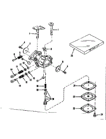 Carburetor No. 630875 (Power Products) parts for Craftsman Lawn & Garden Engine 143122082 from AppliancePartsPros.com