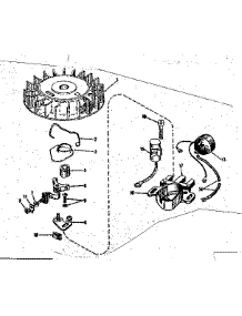 Magneto No. 610665 parts for Craftsman Lawn & Garden Engine 143122202 from AppliancePartsPros.com