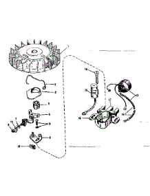 Magneto No. 610665 parts for Craftsman Lawn & Garden Engine 143122211 from AppliancePartsPros.com