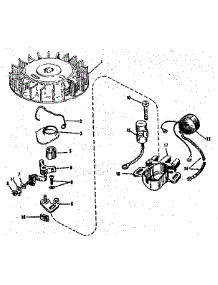 Magneto No. 610665 parts for Craftsman Lawn & Garden Engine 143122221 from AppliancePartsPros.com