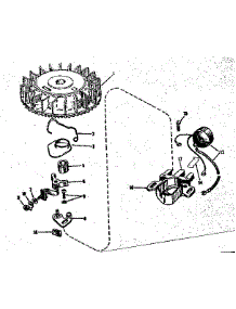 Magneto No. 610666 parts for Craftsman Lawn & Garden Engine 143122221 from AppliancePartsPros.com