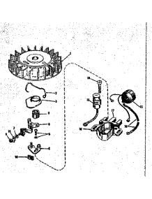 Magneto No. 610665 parts for Craftsman Lawn & Garden Engine 143122232 from AppliancePartsPros.com