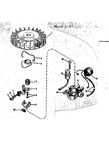 Magneto No. 610667 parts for Craftsman Lawn & Garden Engine 143122251 from AppliancePartsPros.com
