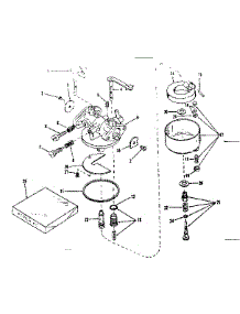 Carburetor No. 630930 parts for Craftsman Lawn & Garden Engine 143122252 from AppliancePartsPros.com