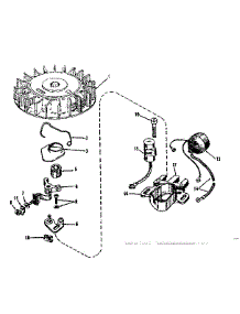 Model 143.122261 Uses Magneto No. 610665 parts for Craftsman Lawn & Garden Engine 143122261 from AppliancePartsPros.com