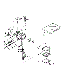 Carburetor No. 630875 (Power Products) parts for Craftsman Lawn & Garden Engine 143122271 from AppliancePartsPros.com