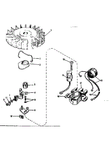 Model 143.122271 Uses Magneto No. 610665 parts for Craftsman Lawn & Garden Engine 143122272 from AppliancePartsPros.com