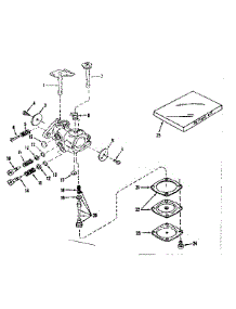 Carburetor No. 630911 (Power Products) parts for Craftsman Lawn & Garden Engine 143122282 from AppliancePartsPros.com