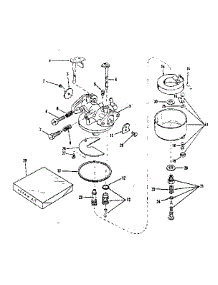 Carburetor No. 630936 parts for Craftsman Lawn & Garden Engine 143122291 from AppliancePartsPros.com