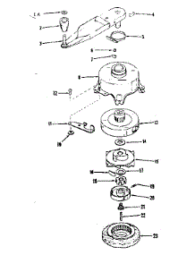 No-Pull Starter parts for Craftsman Lawn & Garden Engine 143122321 from AppliancePartsPros.com