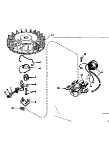 Magneto No 610666 parts for Craftsman Lawn & Garden Engine 143122322 from AppliancePartsPros.com