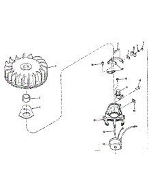 Magneto (Wico Fw-2617) parts for Craftsman Lawn & Garden Engine 14312300 from AppliancePartsPros.com