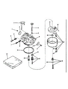 Carburetor No.29168 (Lmg-132) parts for Craftsman Lawn & Garden Engine 14312300 from AppliancePartsPros.com