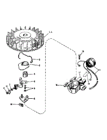 Magneto parts for Craftsman Lawn & Garden Engine 143123022 from AppliancePartsPros.com