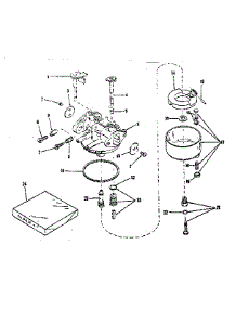 Carburetor No. 29168 (Lmg-132) parts for Craftsman Lawn & Garden Engine 14312303 from AppliancePartsPros.com