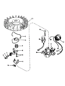 Model 143.123051 Uses Magneto No. 610665 parts for Craftsman Lawn & Garden Engine 143123051 from AppliancePartsPros.com
