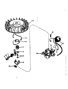 Model 143.123052 Uses Magneto No. 610666 parts for Craftsman Lawn & Garden Engine 143123051 from AppliancePartsPros.com