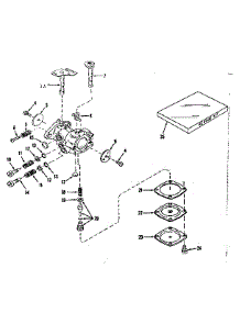 Carburetor No. 630875 (Power Products) parts for Craftsman Lawn & Garden Engine 143123051 from AppliancePartsPros.com