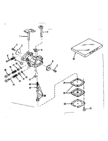 Carburetor No. 630875 (Power Products) parts for Craftsman Lawn & Garden Engine 143123091 from AppliancePartsPros.com