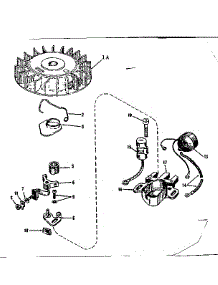 Model 143.123091 Uses Magneto No. 610665 parts for Craftsman Lawn & Garden Engine 143123092 from AppliancePartsPros.com