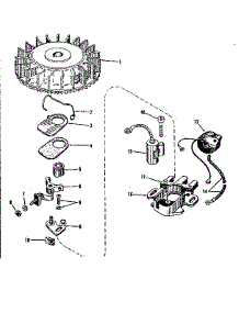Magneto (Phelon F-3220-G) parts for Craftsman Lawn & Garden Engine 14312350 from AppliancePartsPros.com