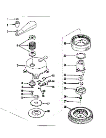 No-Pull Starter No. 30309 parts for Craftsman Lawn & Garden Engine 143124021 from AppliancePartsPros.com