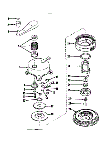 No-Pull Starter No. 590356 parts for Craftsman Lawn & Garden Engine 143124031 from AppliancePartsPros.com