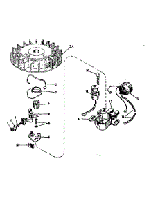 Magneto No. 610667 parts for Craftsman Lawn & Garden Engine 143124041 from AppliancePartsPros.com