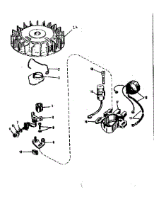 Magneto parts for Craftsman Lawn & Garden Engine 143124071 from AppliancePartsPros.com