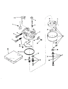 Carburetor parts for Craftsman Lawn & Garden Engine 143124071 from AppliancePartsPros.com