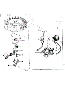 Magneto No. 610675 parts for Craftsman Lawn & Garden Engine 143125011 from AppliancePartsPros.com