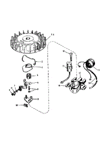 Magneto parts for Craftsman Lawn & Garden Engine 143125021 from AppliancePartsPros.com