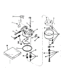Carburetor parts for Craftsman Lawn & Garden Engine 143125021 from AppliancePartsPros.com