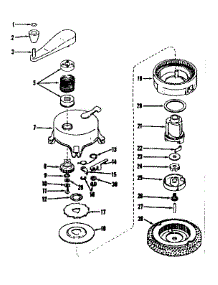 No-Pull Starter No. 29750 parts for Craftsman Lawn & Garden Engine 143125051 from AppliancePartsPros.com