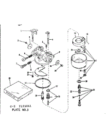 Carburetor parts for Craftsman Lawn & Garden Engine 143125061 from AppliancePartsPros.com