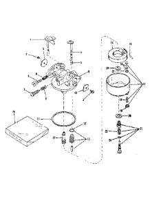 Carburetor No. 630885 parts for Craftsman Lawn & Garden Engine 143126011 from AppliancePartsPros.com