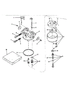Carburetor No. 630885 parts for Craftsman Lawn & Garden Engine 143126021 from AppliancePartsPros.com