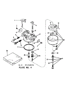 Carburetor parts for Craftsman Lawn & Garden Engine 143126031 from AppliancePartsPros.com