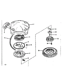 Rewind Starter parts for Craftsman Lawn & Garden Engine 143126031 from AppliancePartsPros.com