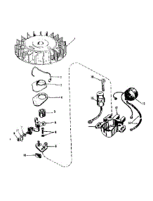 Magneto parts for Craftsman Lawn & Garden Engine 143126041 from AppliancePartsPros.com