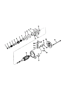 Starter Motor parts for Craftsman Lawn & Garden Engine 143126051 from AppliancePartsPros.com